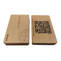 Tarjetas de madera RFID 86x54 mm