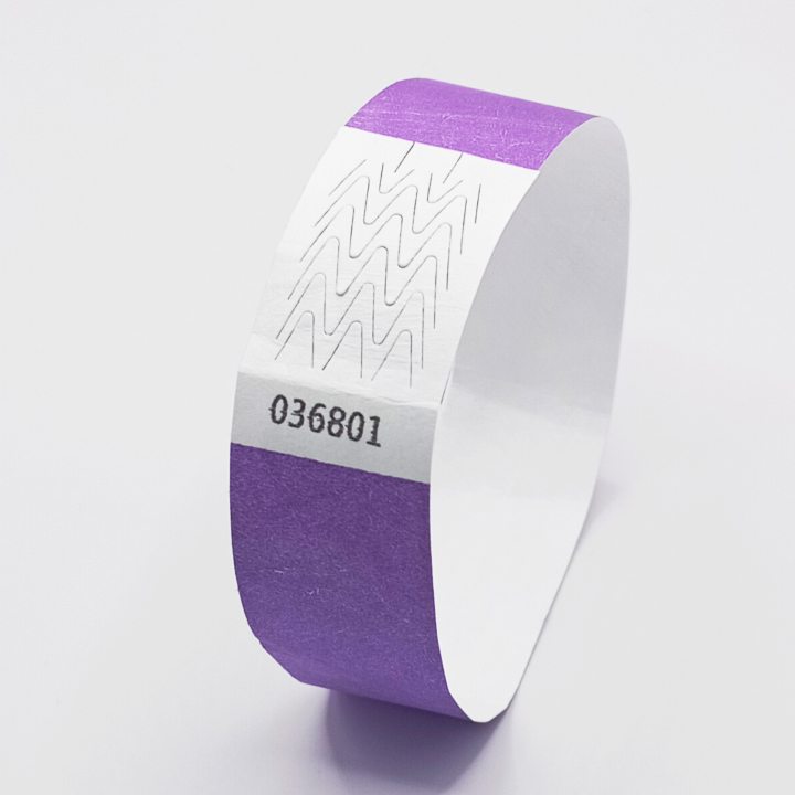 Pulseras Tyvek sin marcado