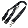 Lanyards poliester satinado exprés + clip de seguridad