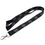 Lanyards poliester satinado exprés + clip de seguridad
