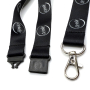 Lanyards poliester satinado exprés + clip de seguridad