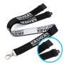 Lanyards bordados  + clip de seguridad