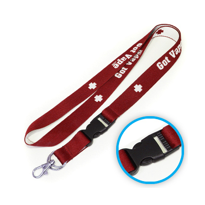 Lanyards bordados  + clip desmontable