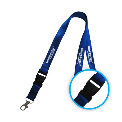 Lanyard Nylon + clip desmontable