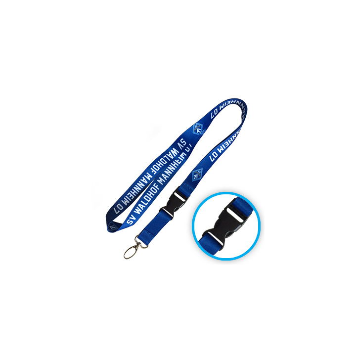 Lanyard poliester satinado + clip desmontable