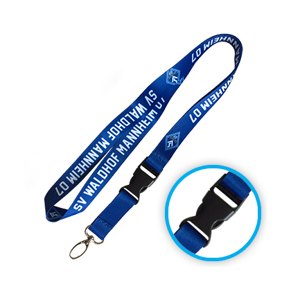 Lanyard poliester satinado + clip desmontable