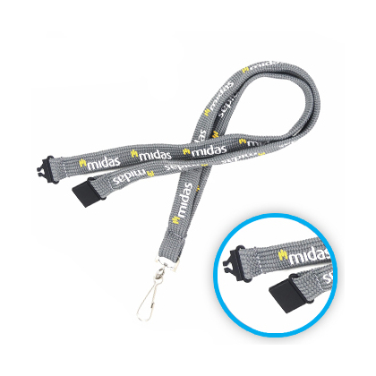 Lanyard Tubular + clip de seguridad