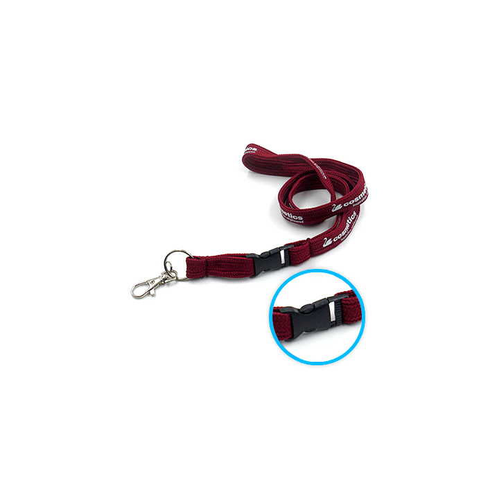 Lanyard Tubular + clip desmontable