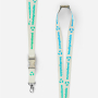 Lanyards biodegradables con cierre de seguridad y clip desmontable