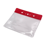 Portatarjetas blando de PVC con refuerzo de color 86x54 mm