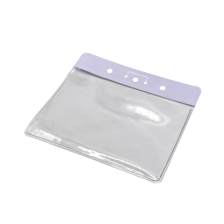 Portatarjetas blando de PVC con refuerzo de color 86x54 mm