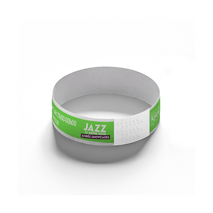 Pulseras Tyvek exprés 24h con impresión en colores