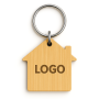 Llavero Casa de Madera Grabado Personalizado