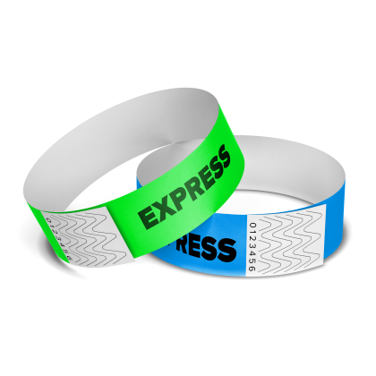 Pulseras Tyvek Exprés 24h