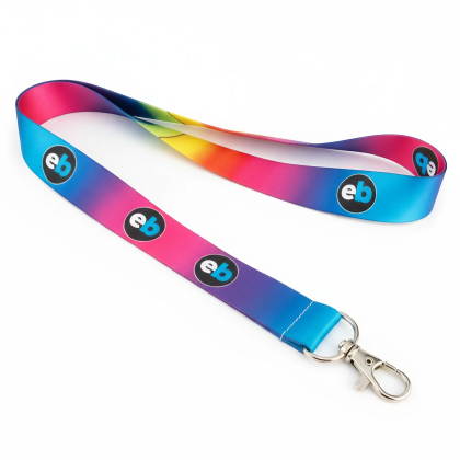 Lanyard poliester satinado