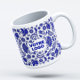 Detalle de cerámica de alta calidad taza Europaband