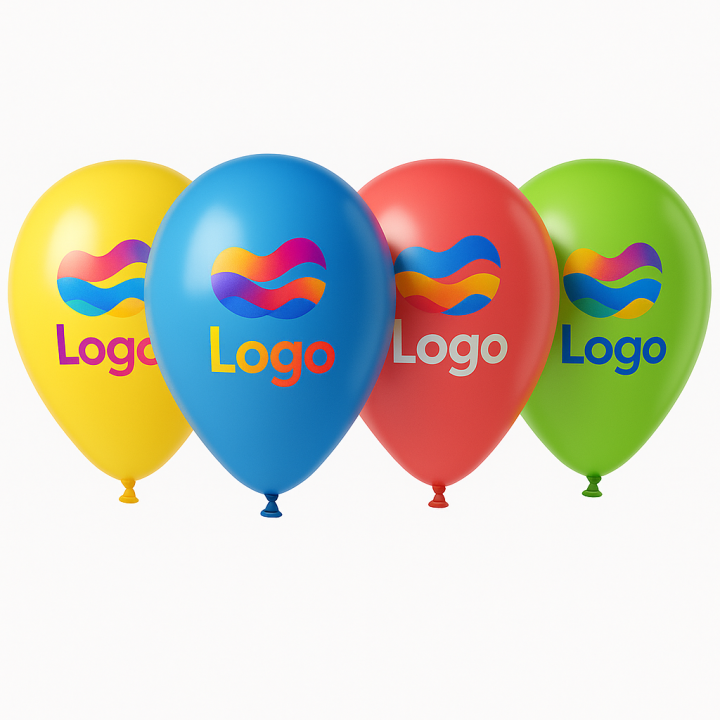 Globos personalizados de 25 cm con impresión a 4 colores