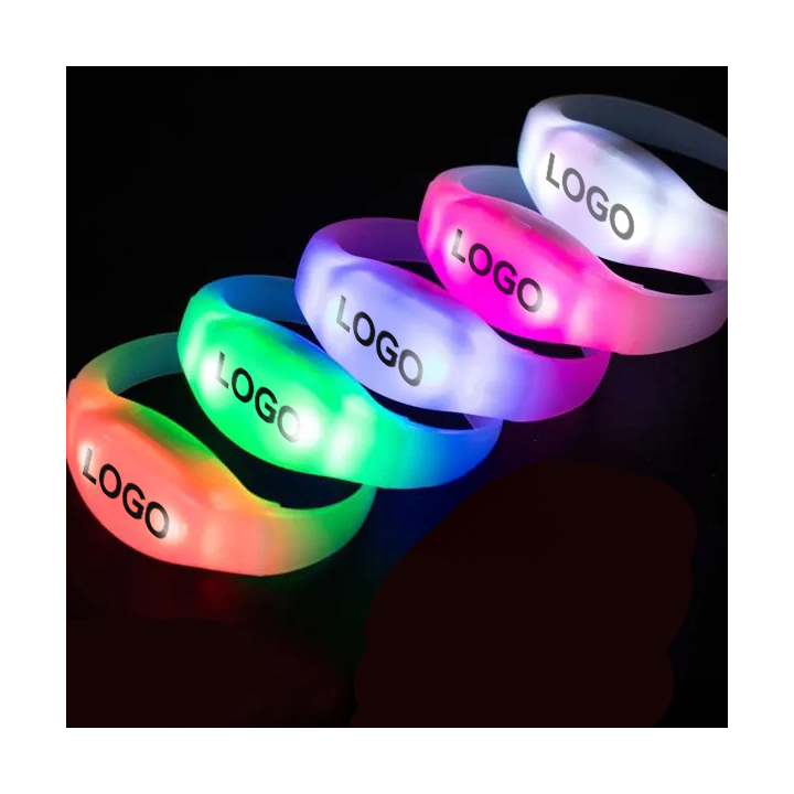 Pulseras Luminosas de 4 LED Personalizadas