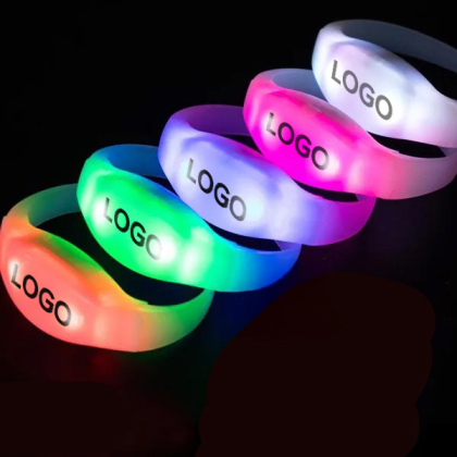 Pulseras Luminosas de 4 LED Personalizadas