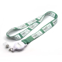 Lanyard personalizado con portacredenciales retráctil