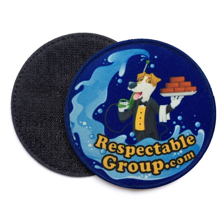 Parche impreso personalizado con velcro completo