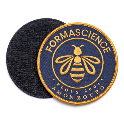 Parche tejido personalizado con velcro macho y hembra