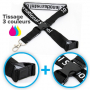 Tejido + clip de seguridad y clip desmontable