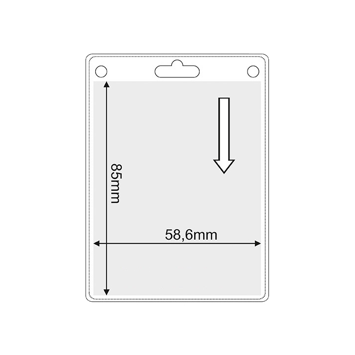 Business vertical 58,6 x 85 mm