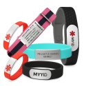 Pulseras de identificación y alerta médica